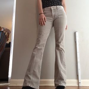 Corduroy flare pant